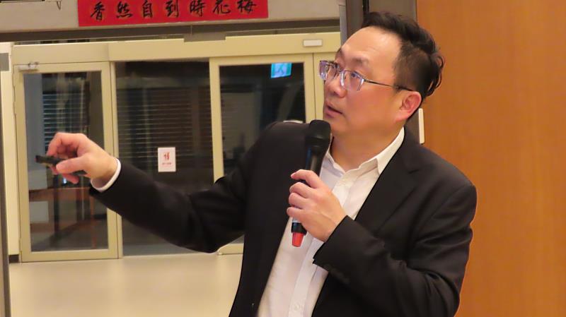 釋高上在南華大學健康講座演講
